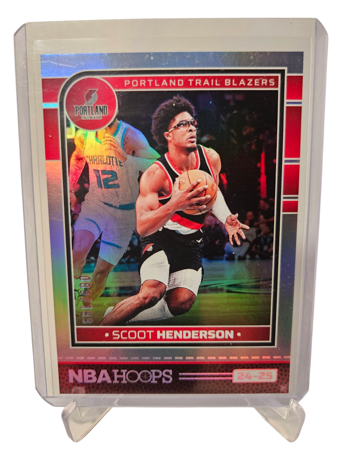 2024-25 Panini Hoops #13 Scoot Henderson Silver Holo 083/199