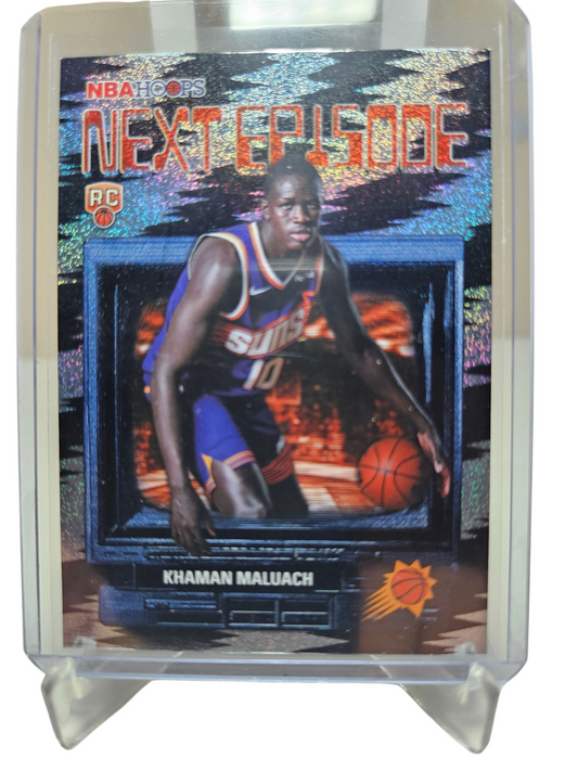 2025-26 Topps Hoops #NE-10 Khaman Maluach Next Episide Pixel Burst