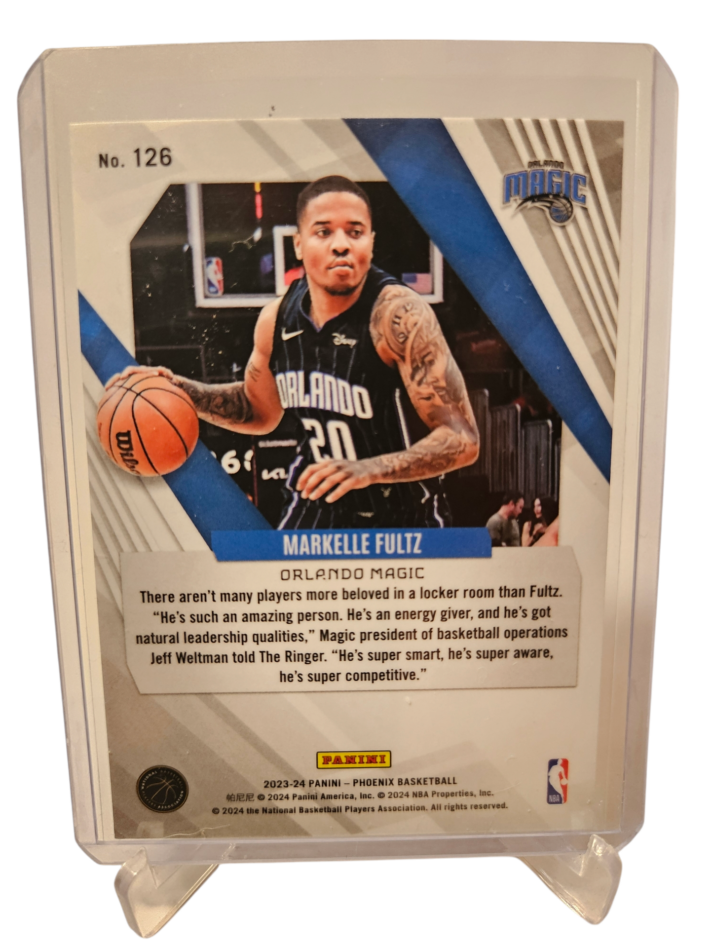 2023-24 Panini Phoenix #126 Markelle Fultz Color Burst SP