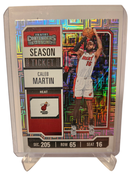 2023-24 Panini Contenders #94 Caleb Martin Season Ticket