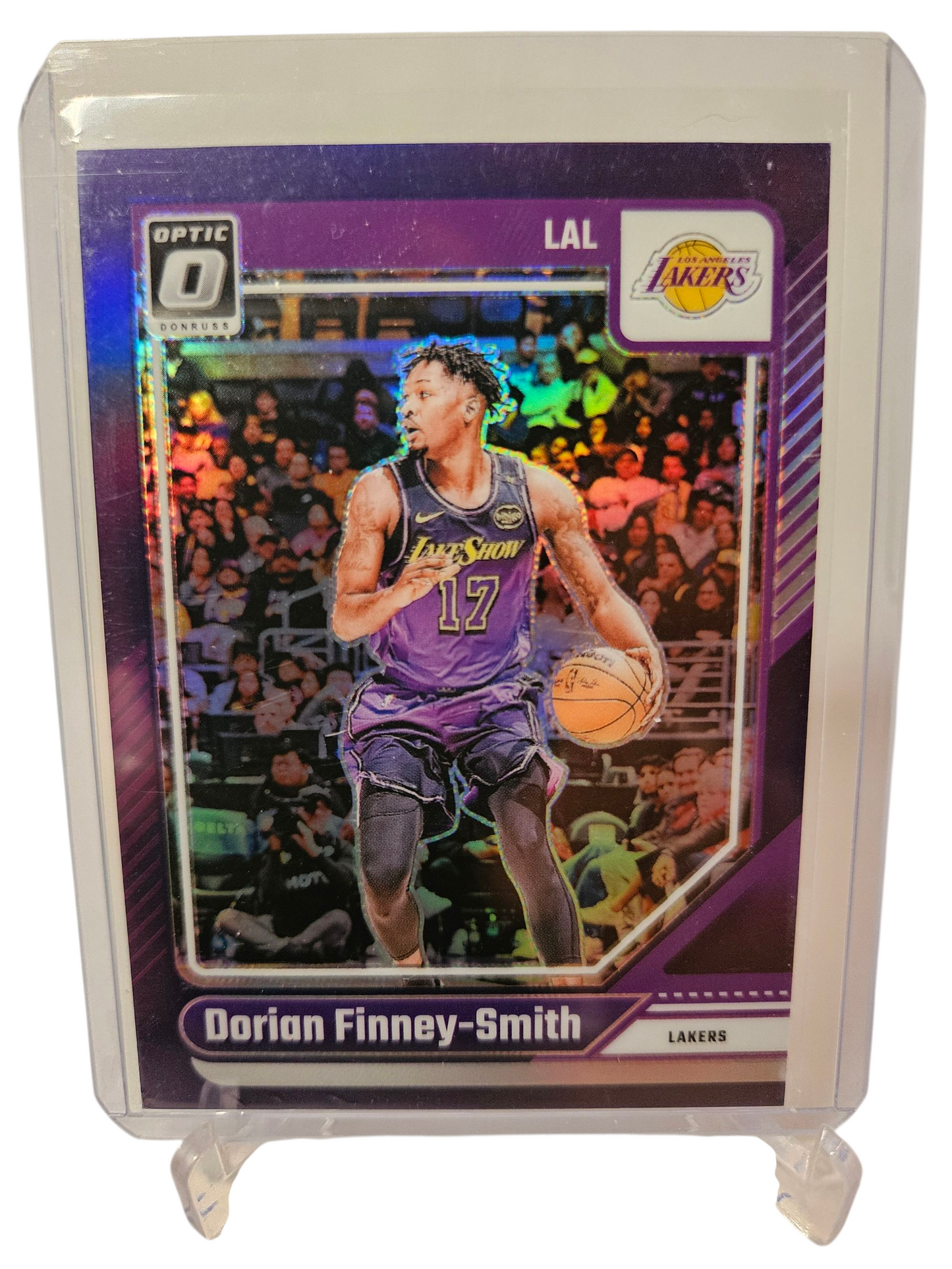2024-25 Panini Donruss Optic #146 Dorian Finney-Smith Purple Holo Prizm