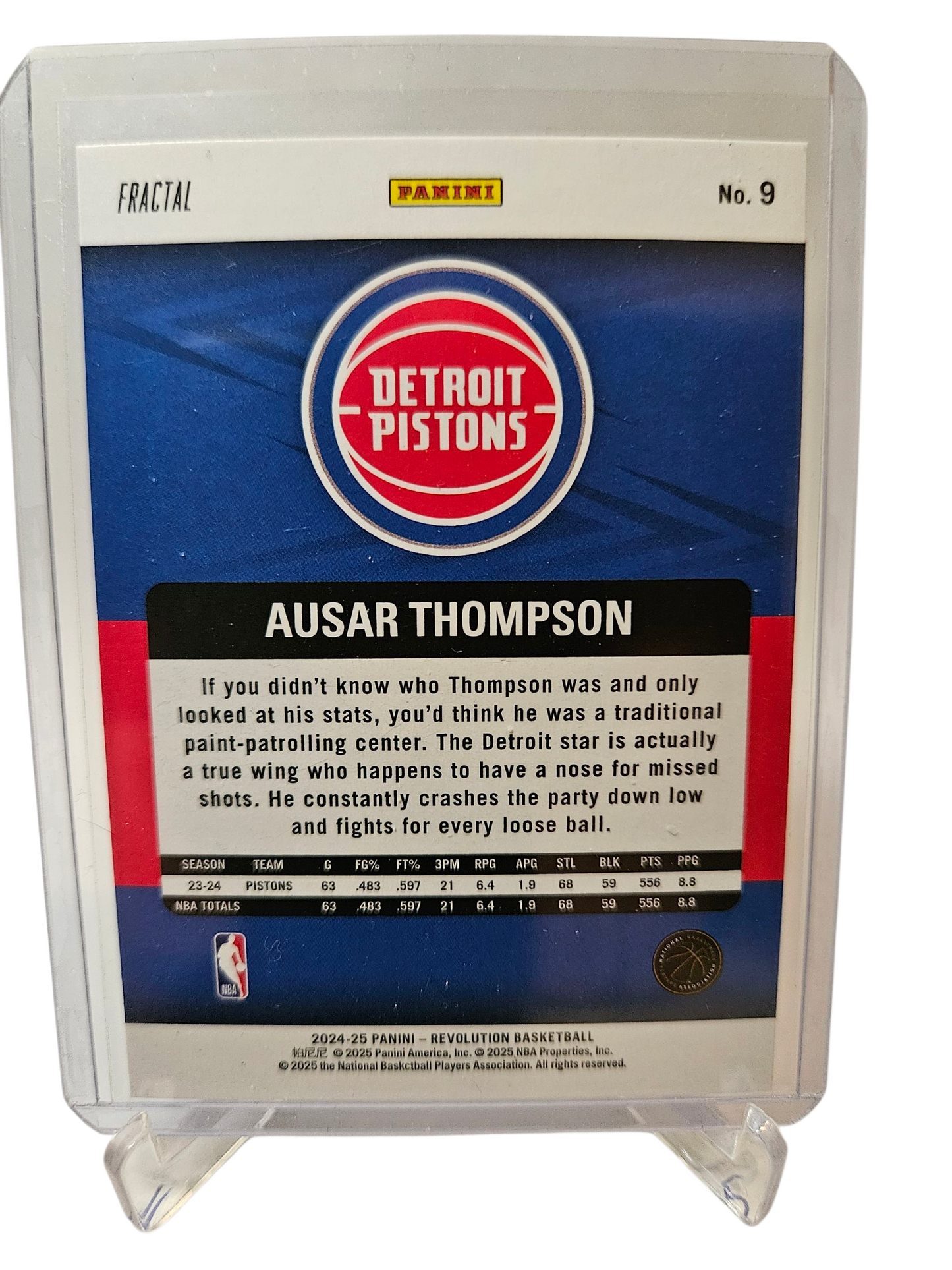 2024-25 Panini Revolution #9 Ausar Thompson Fractal