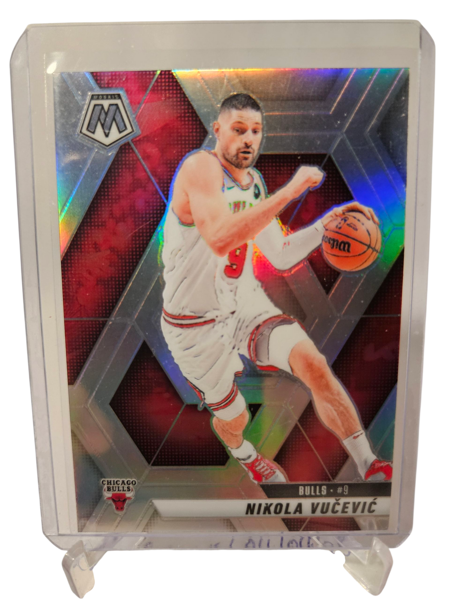 2024-25 Panini Mosaic #168 Nikola Vucevic Silver Prizm