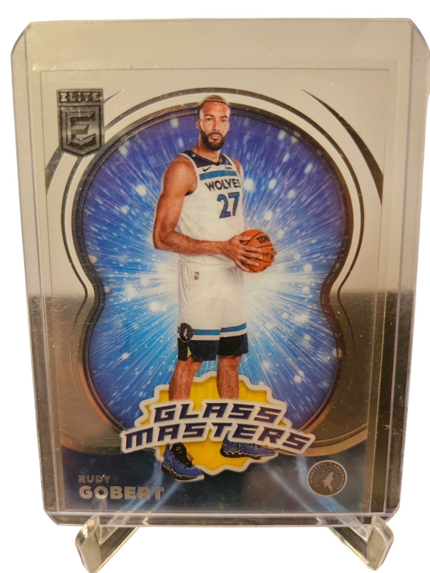 2022-23 Panini Donruss Elite #1 Rudy Gobert Glass Masters