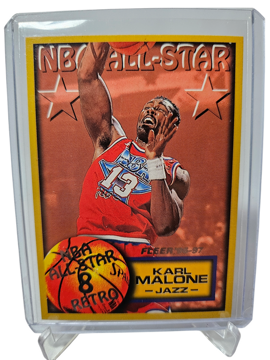 1996-97 Fleer #284 Karl Malone NBA All-Star 8 Retro