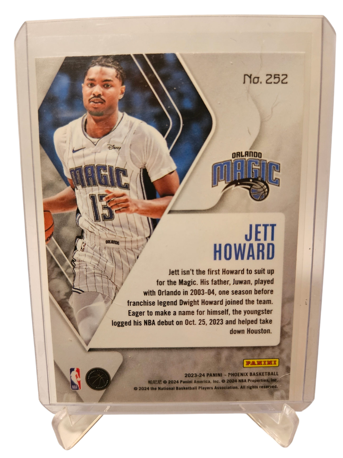 2023-24 Panini Phoenix #252 Jett Howard Rookie Card