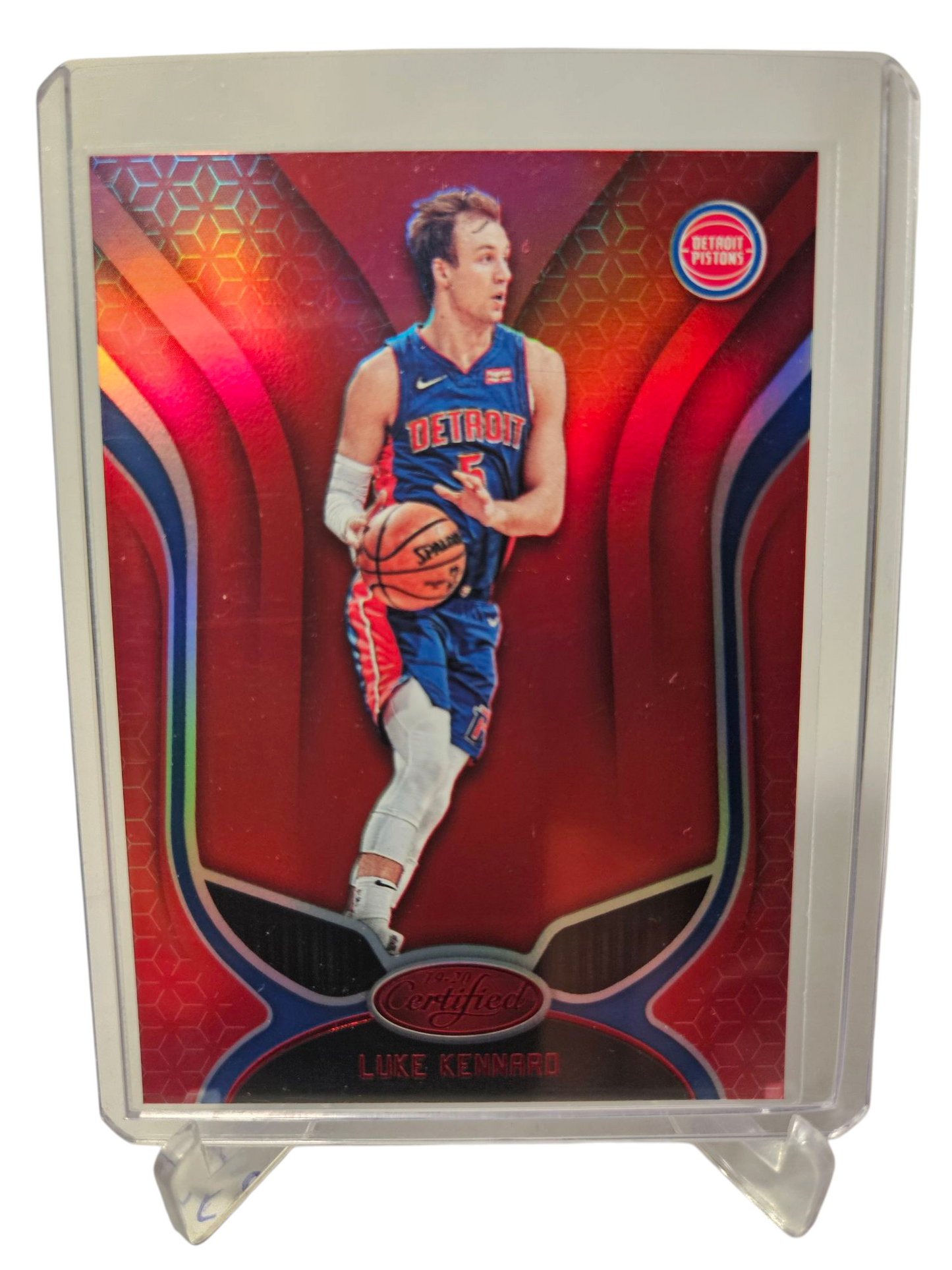 2019-20 Panini Totally Certified #51 Luke Kennard Red Holo