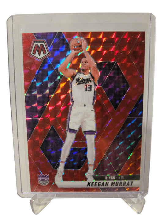 2024-25 Mosaic #57 Keegan Murray Red Mosaic Prizm