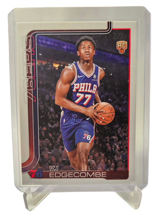 2025 Topps #203 VJ Edgecombe Rookie Card