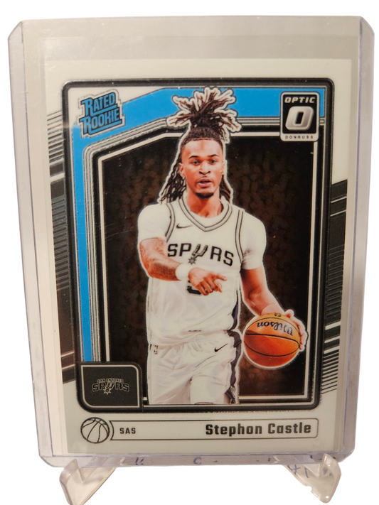 2024-25 Panini Donruss Optic #254 Stephon Castle Rated Rookie