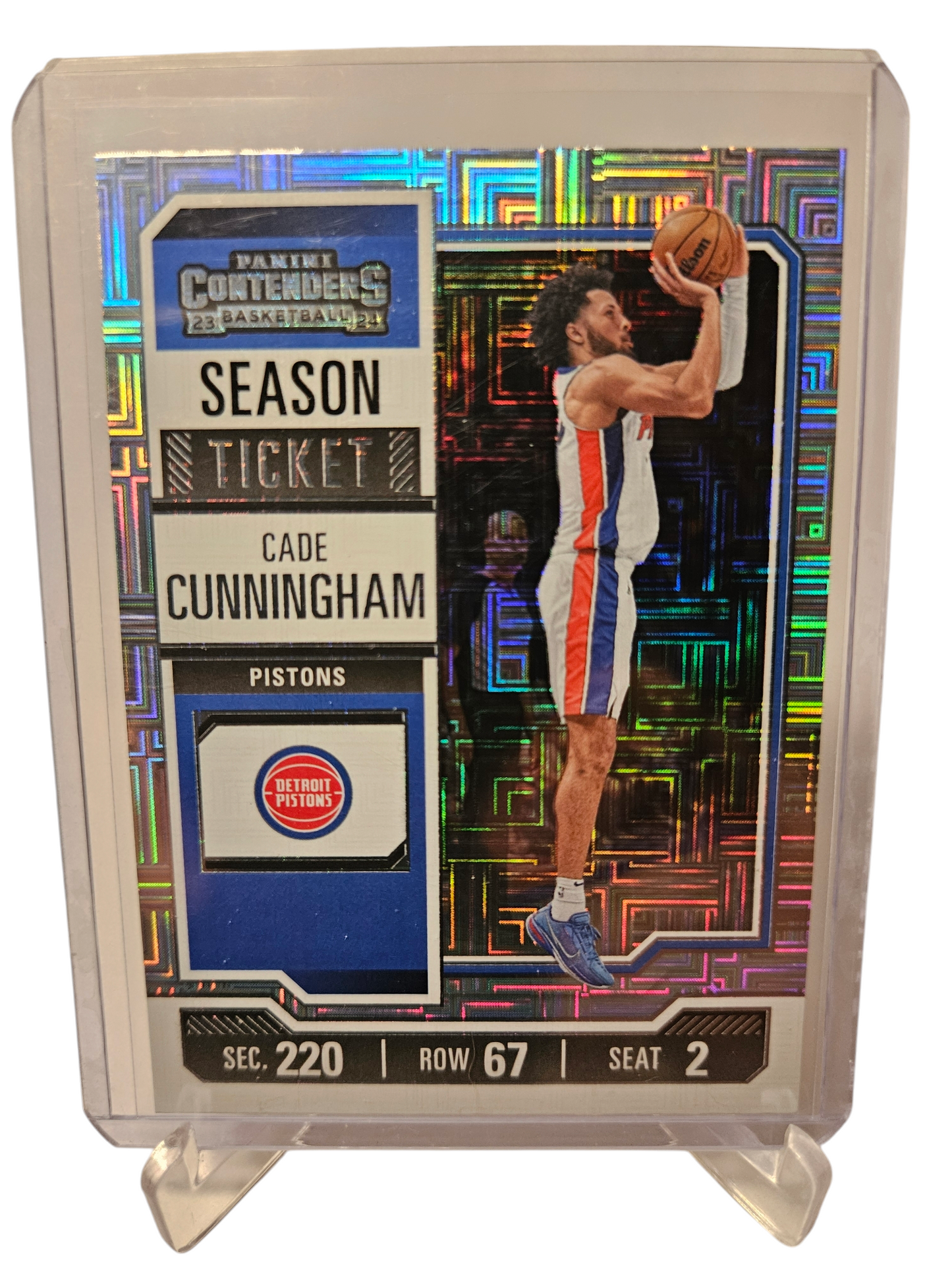 2023-24 Panini Contenders #20 Cade Cunningham Season Ticket