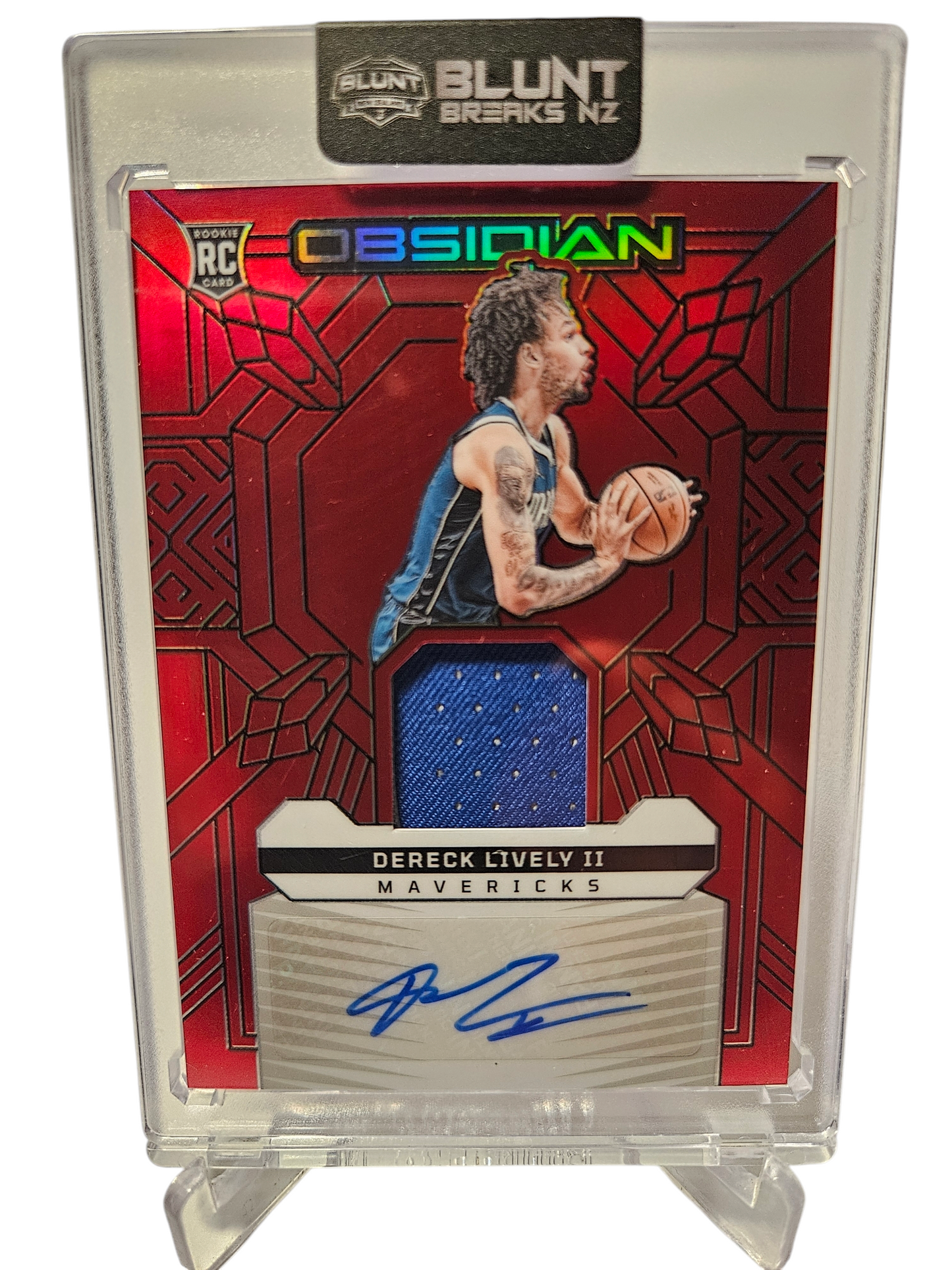 2023-24 Panini Obsidian #RJI-LIV Dereck Lively II Rookie Card Red RPA SP