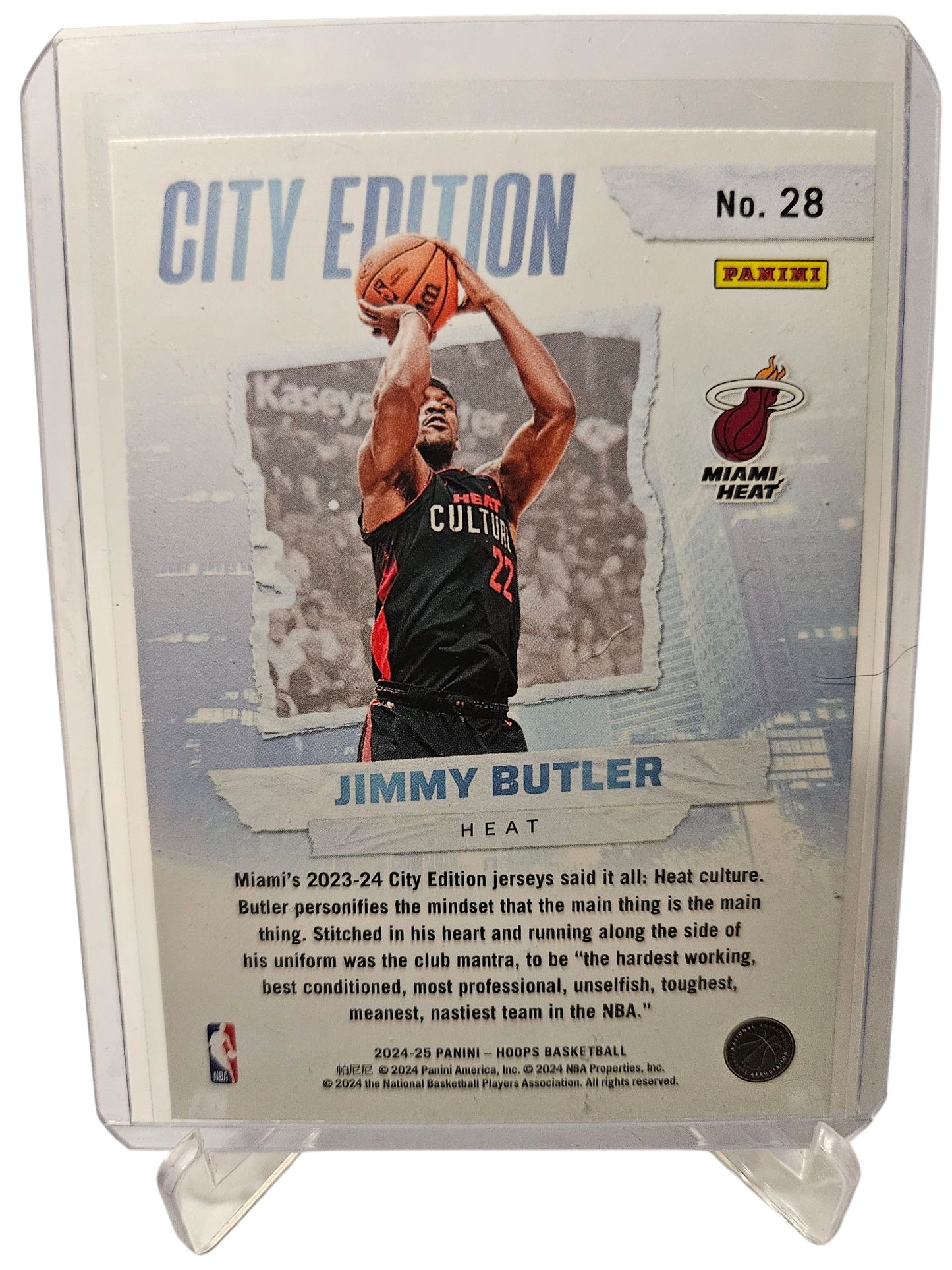 2024-25 Panini Hoops #28 Jimmy Butler City Edition