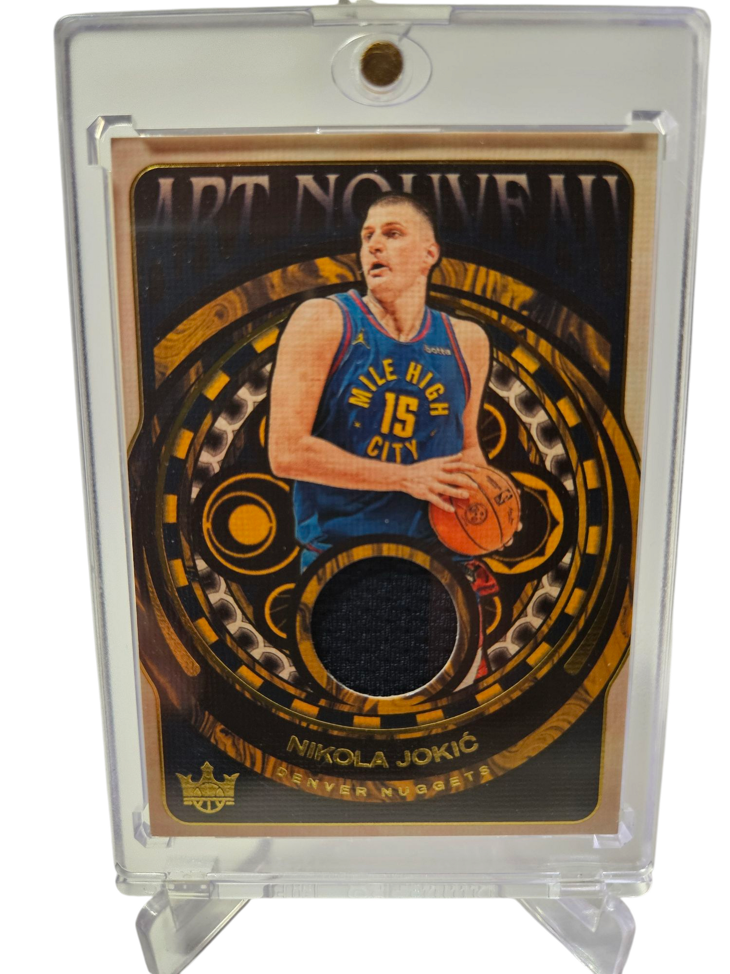 2024-25 Panini Court Kings #AN-NKJ Nikola Jokic Art Nouveau Game Worn Patch
