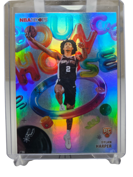 2025-26 Topps Hoops #BH-17 Dylan Harper Rookie Card Bounce House