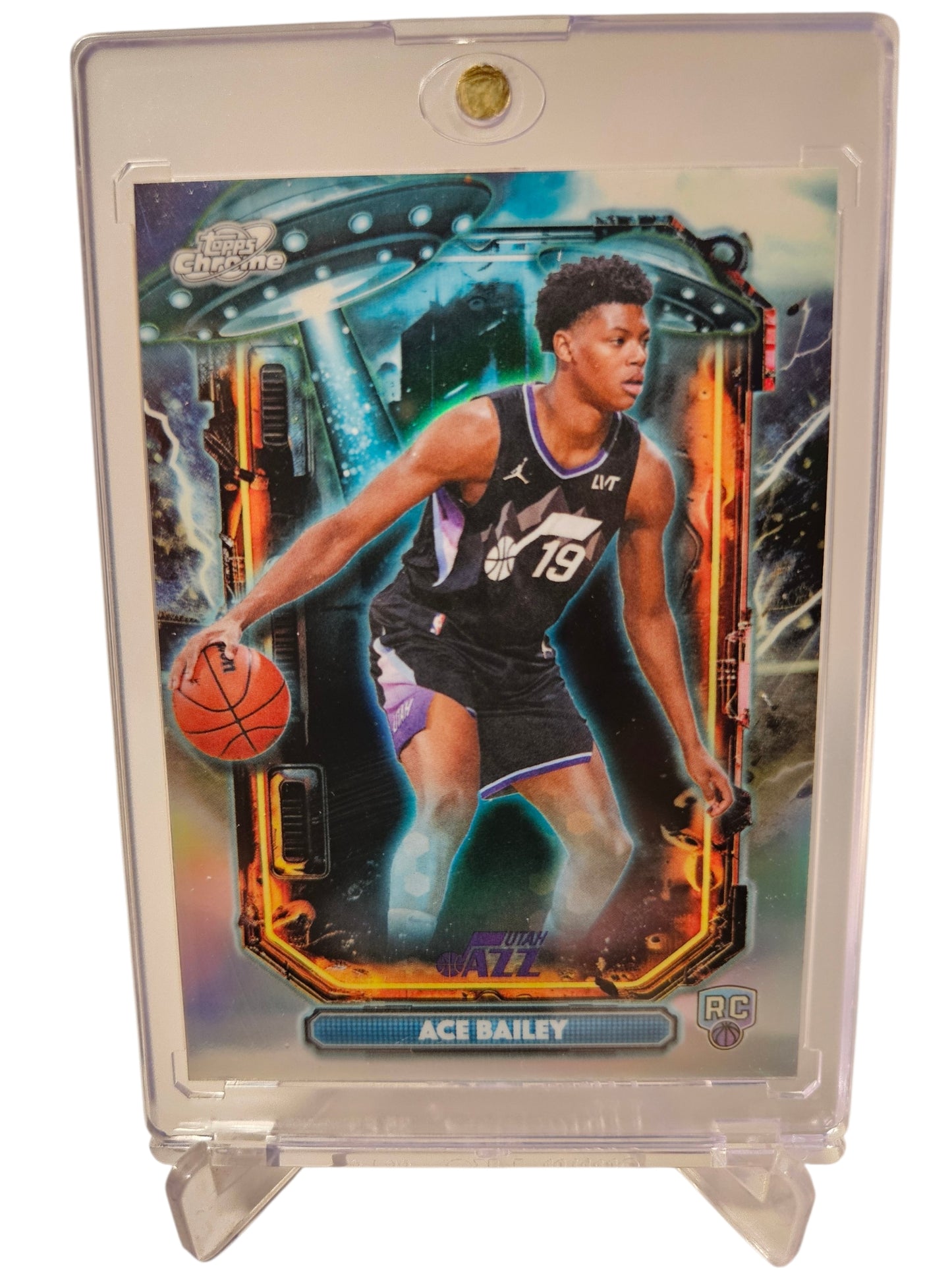 2026 Topps Cosmic #ET-13 Ace Bailey Rookie Card Extraterrestial Talent Refractor