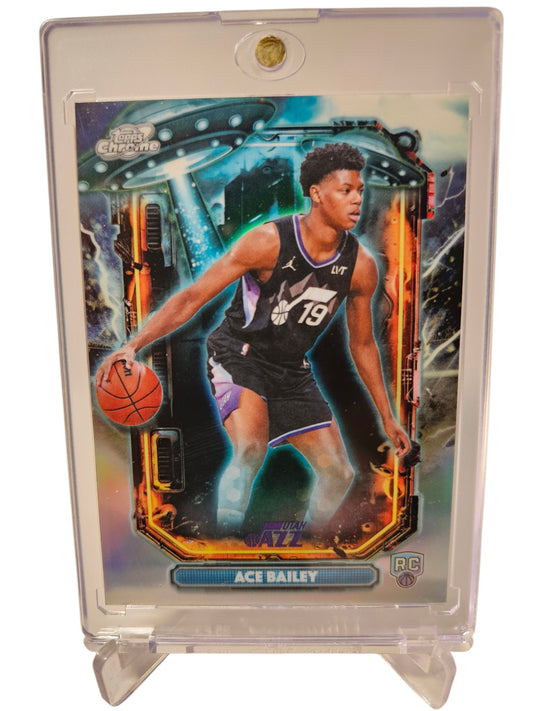 2026 Topps Cosmic #ET-13 Ace Bailey Rookie Card Extraterrestial Talent Refractor