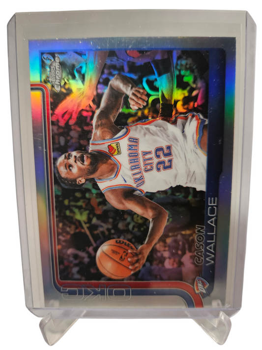 2025 Topps Chrome #191 Cason Wallace Refractor