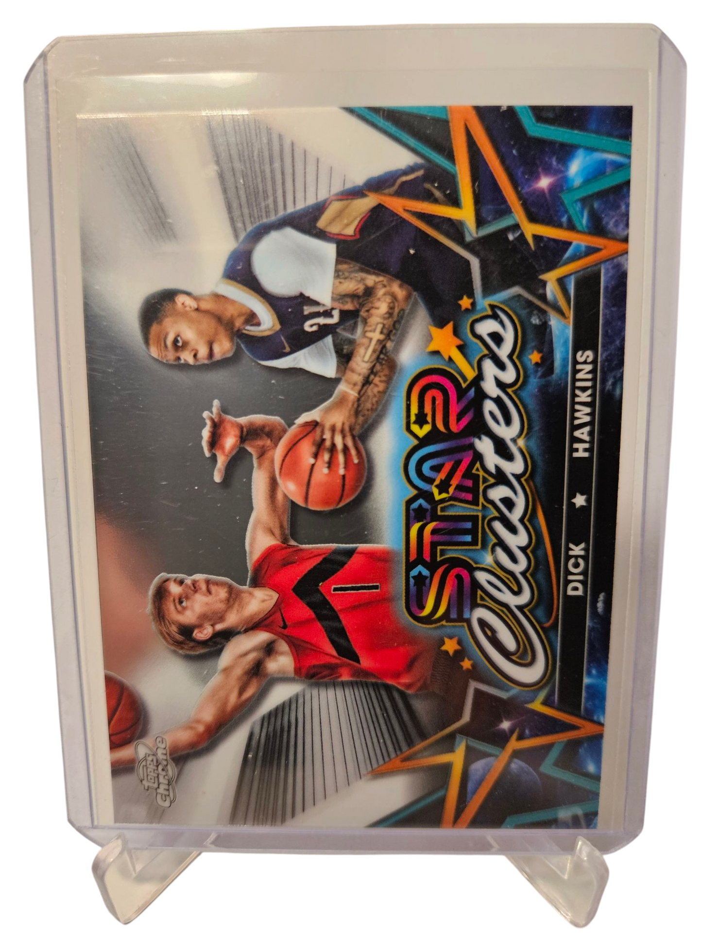 2023-24 Topps Chrome #SC-14 Gradey Dick/Jordan Hawkins Rookie Card Star Clusters