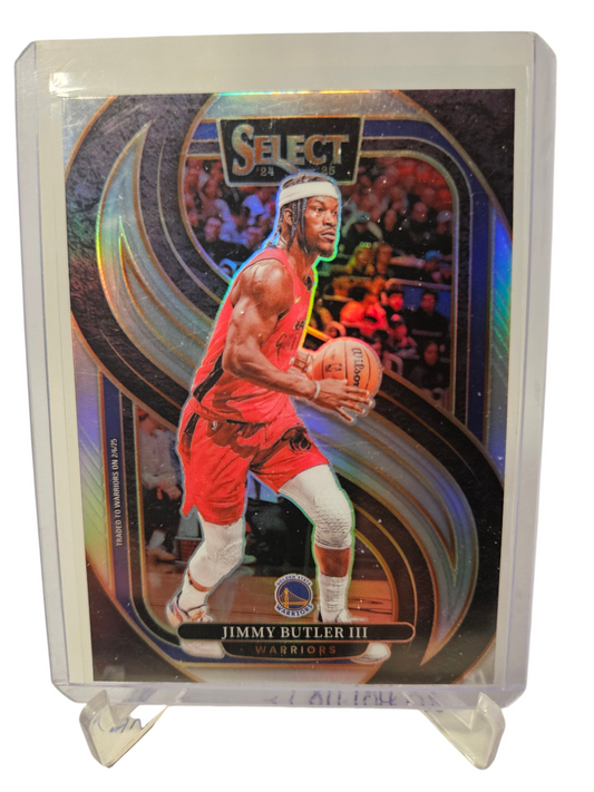 2024-25 Panini Select #144 Jimmy Butler Premier Level Silver Prizm