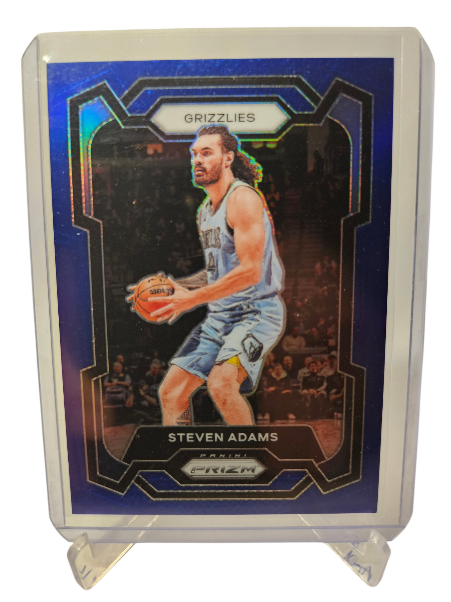 2023-24 Panini Prizm #205 Steven Adams Blue Prizm 106/199