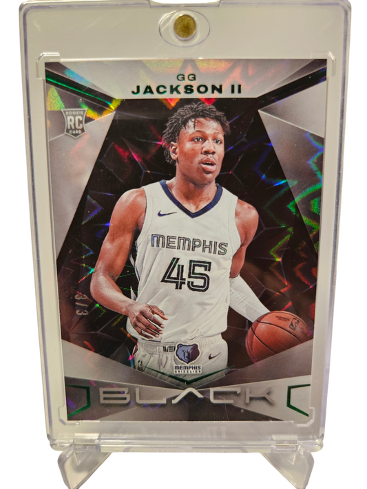 2023-24 Panini Black #75 GG Jackson II Rookie Green Emerald 3/3