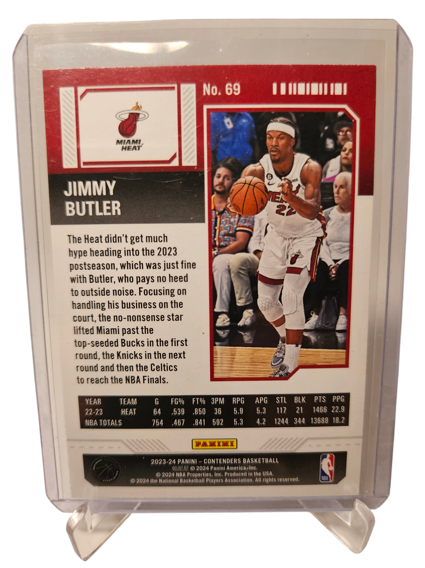 2023-24 Panini Contenders #69 Jimmy Butler Season Ticket