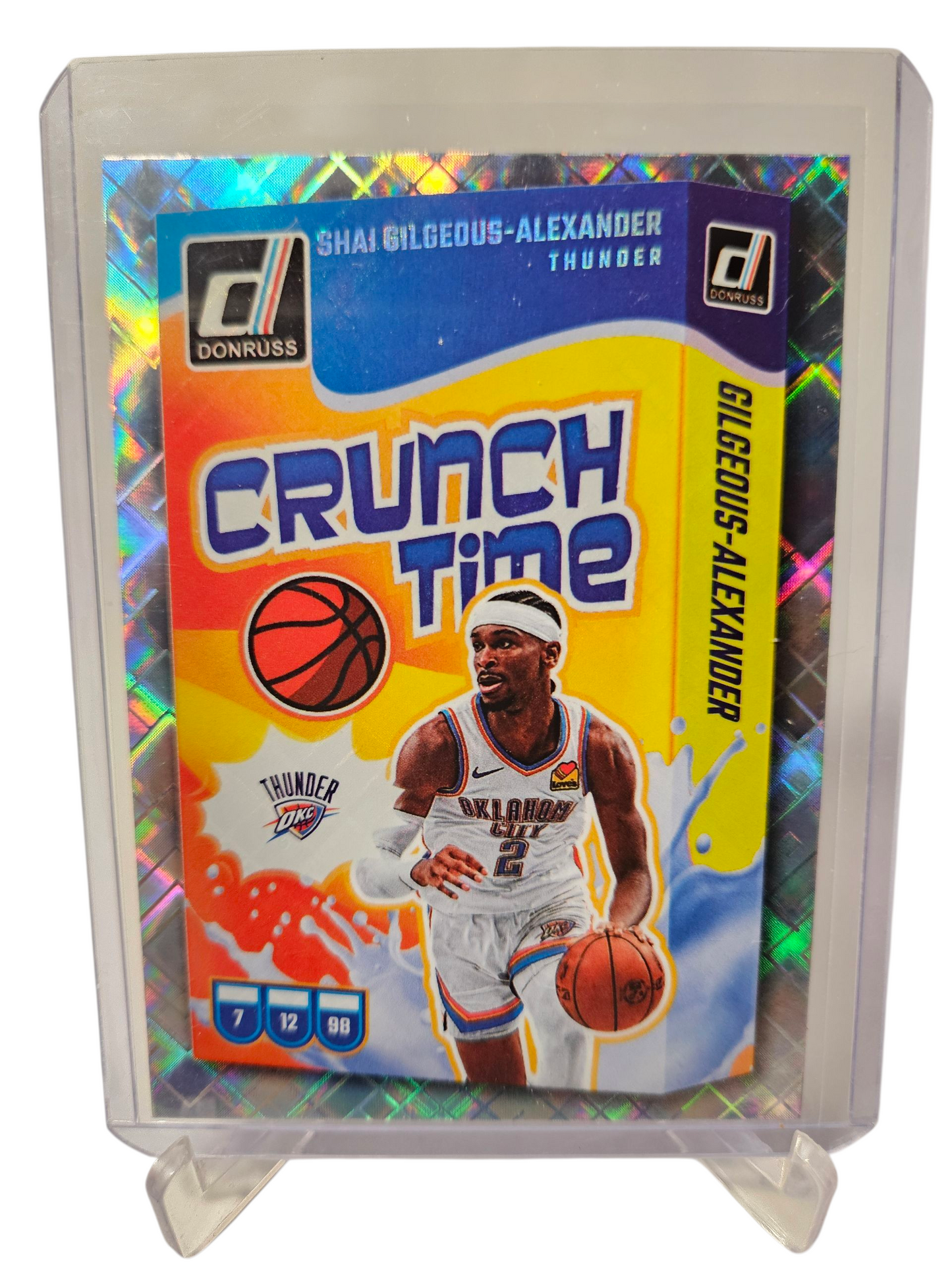 2024-25 Panini Donruss #14 Shai Gilgeous-Alexander Crunch Time Diamond SP