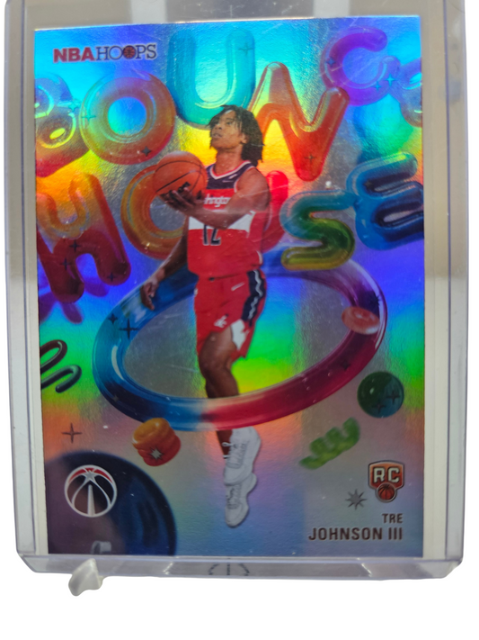 2025-26 Topps Hoops #BH-21 Trey Johnson III Rookie Card Bounce House