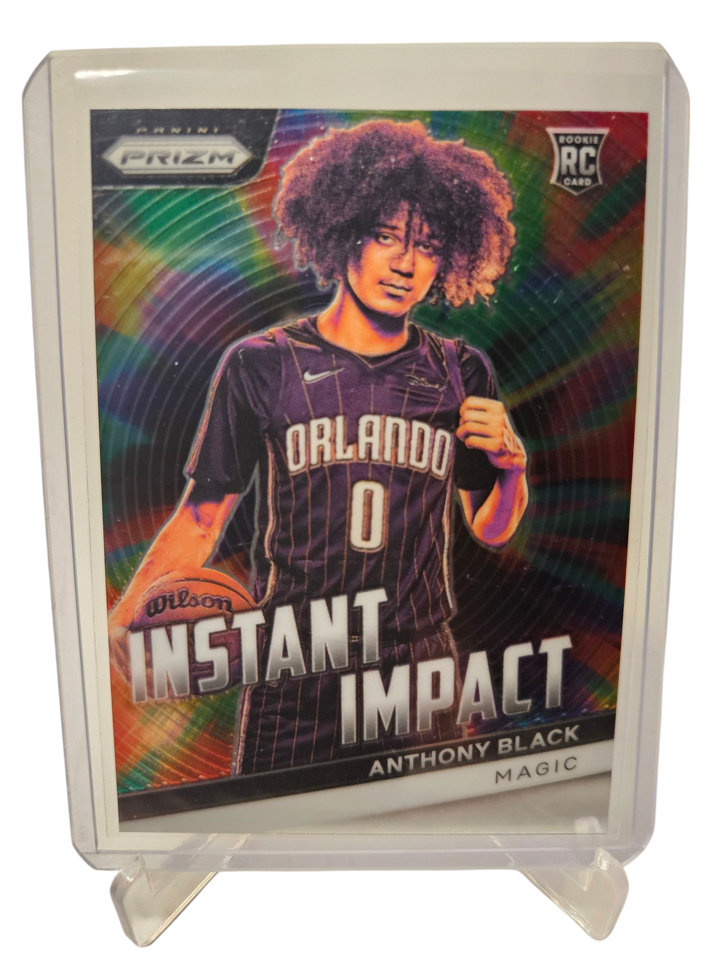 2023-24 Panini Prizm #24 Anthony Black Rookie Card Instant Impact