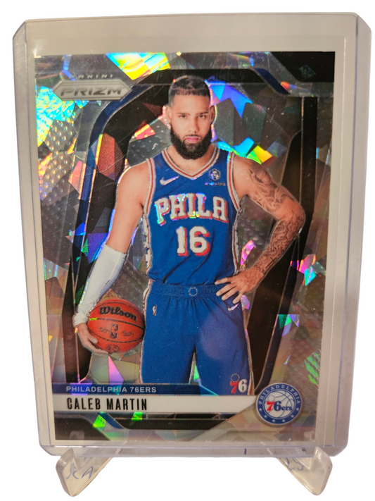 2024-25 Panini Prizm #67 Caleb Martin Silver Cracked Ice Prizm