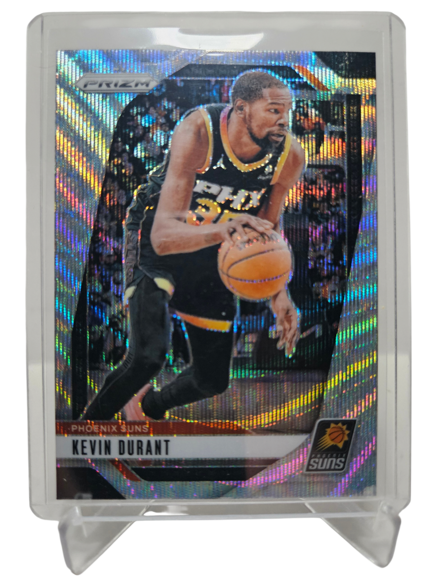 2024-25 Panini Prizm #187 Kevin Durant Silver Wave Prizm