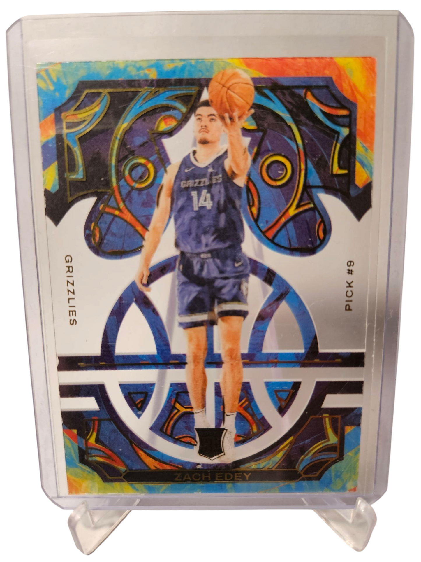 2024-25 Panini Court Kings #19 Zach Edey Rookie Card Acetate