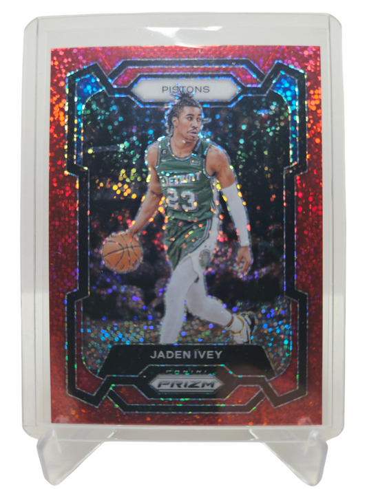 2023-24 Panini Prizm (Sparkle Pack) #52 Jaden Ivey Red Sparkle Prizm
