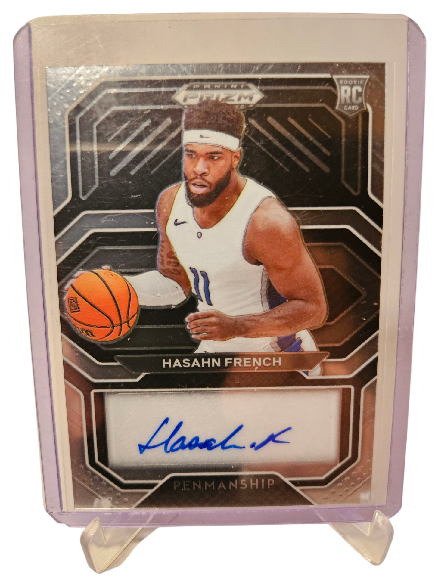 2021 Prizm Draft Picks #CP-HFR Hasahn French Penmanship Autograph