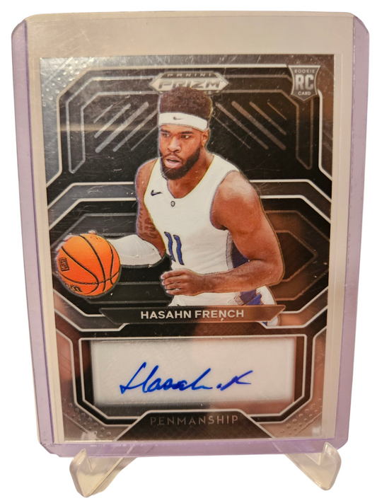 2021 Prizm Draft Picks #CP-HFR Hasahn French Penmanship Autograph