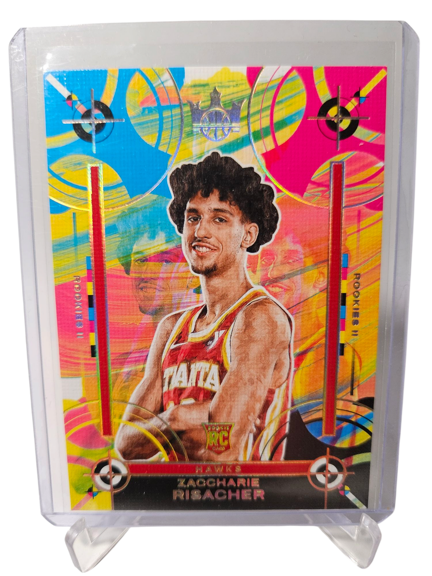 2024-25 Panini Court Kings #166 Zaccharie Risacher Rookies II