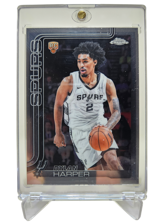 2025-26 Topps Chrome #252 Dylan Harper Rookie Card
