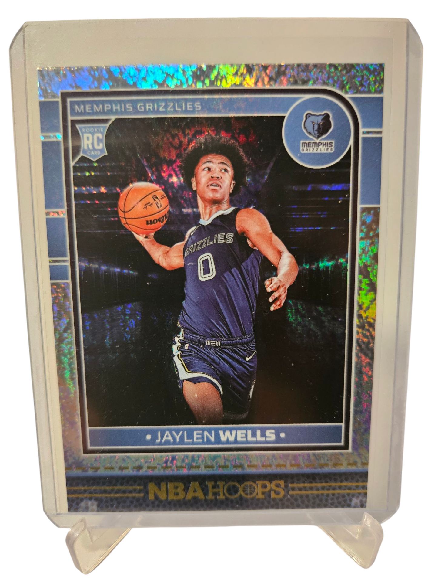 2024-25 Panini Hoops #269 Jaylen Wells Rookie Card Silver Holo