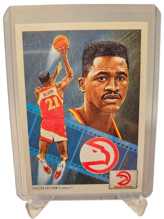 1991 Upper Deck #72 Dominique Wilkins Atlanta Hawks Checklist