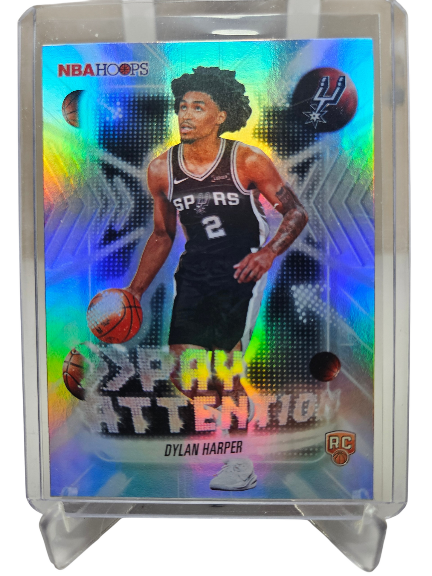 2025-26 Topps Hoops #PA-17 Dylan Harper Rookie Card Pay Attention