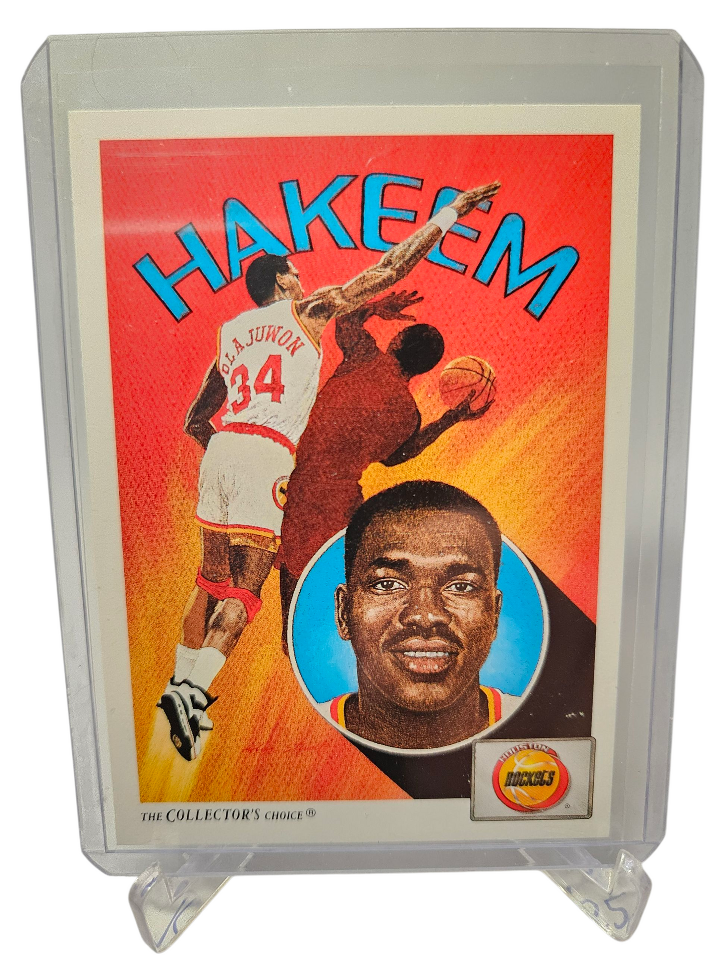 1991 Upper Deck #92 Hakeem Olajuwon Housten Rockets Checklist