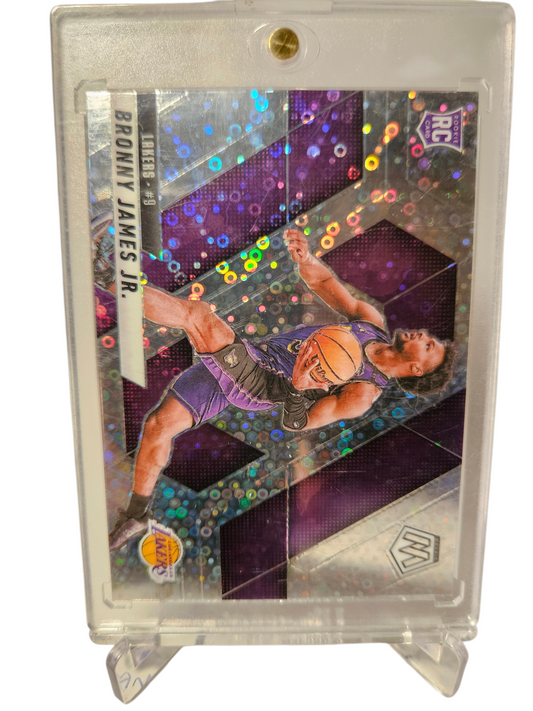 2024-25 Panini Mossic #214 Bronny James JR Rookie Card Fastbreak Prizm Variation