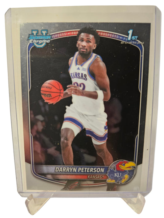 2025 Topps Bowman Chrome #BCP-2 Darryn Peterson 1st Bowman No2 Draft Prospect