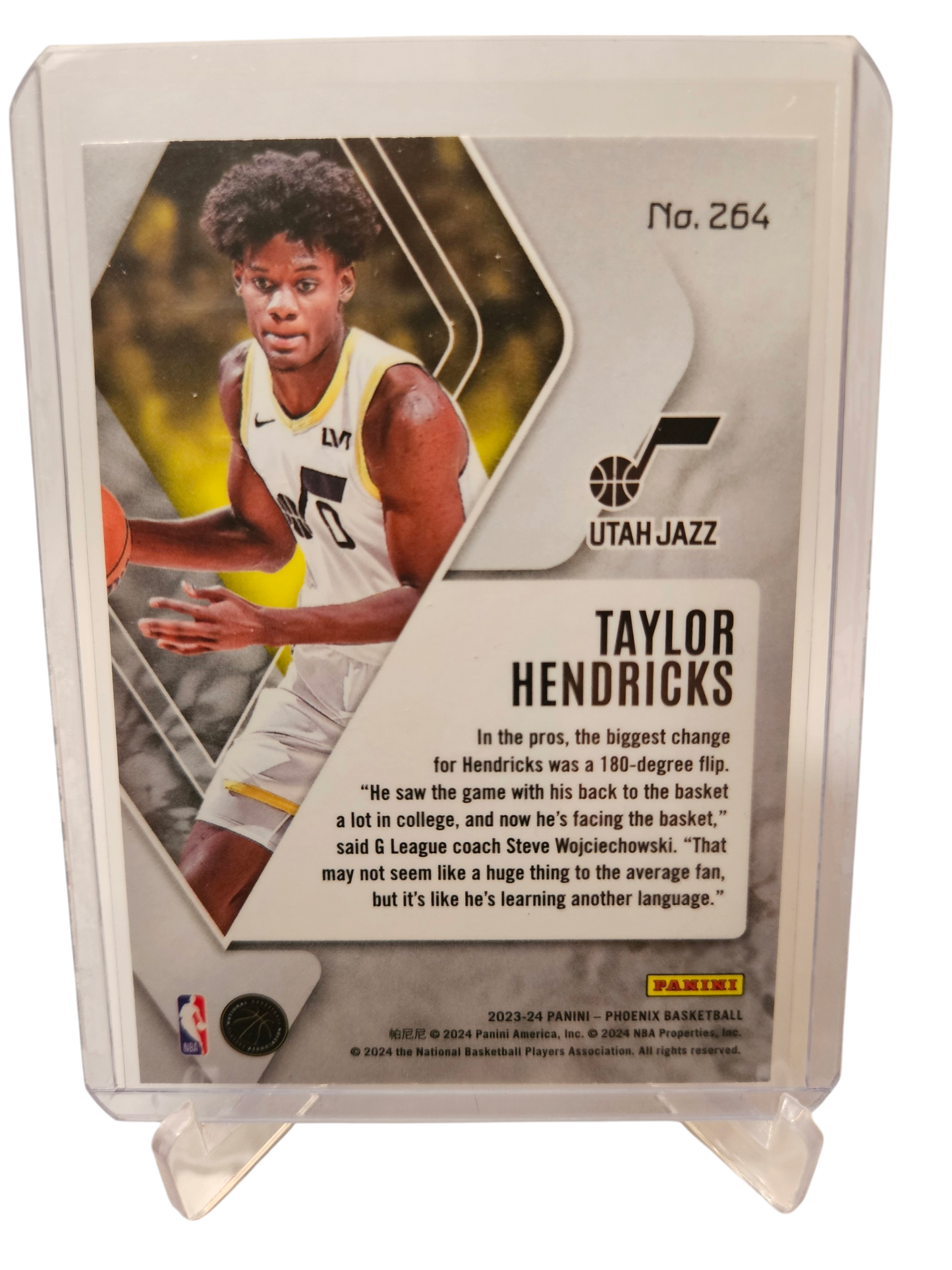 2023-24 Panini Phoenix #264 Taylor Hendricks Rookie Card