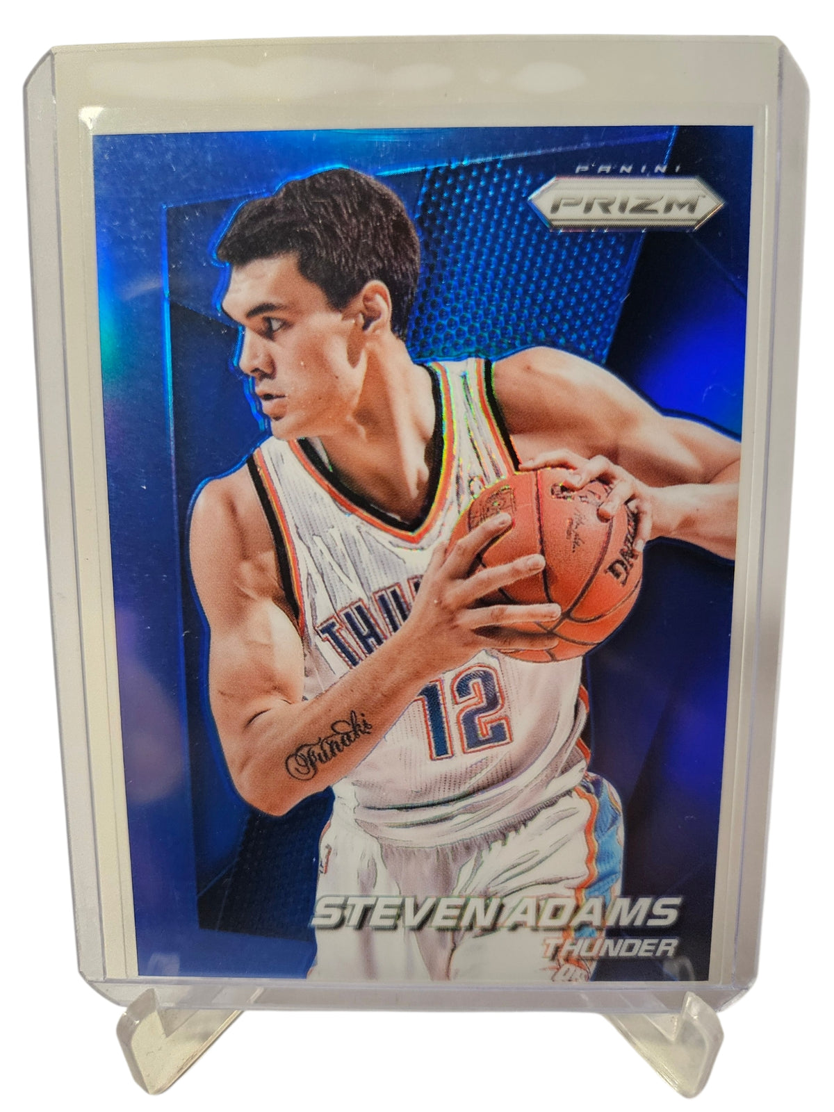 2014-15 Panini Prizm #112 Steven Adams 2nd Year Blue  Prizm 92/99
