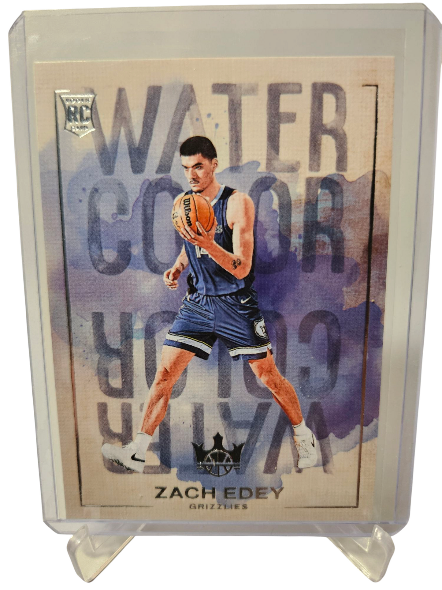 2024-25 Panini Court Kings #19 Zach Edey Rookie Card Water Color