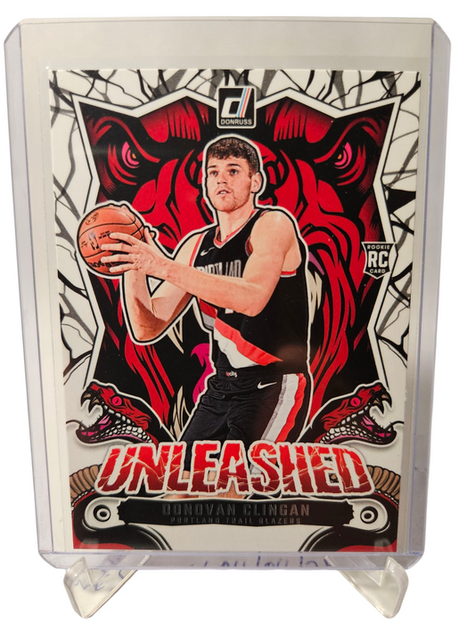 2024-25 Panini Donruss #13 Donovan Clingan Rookie Card Unleashed