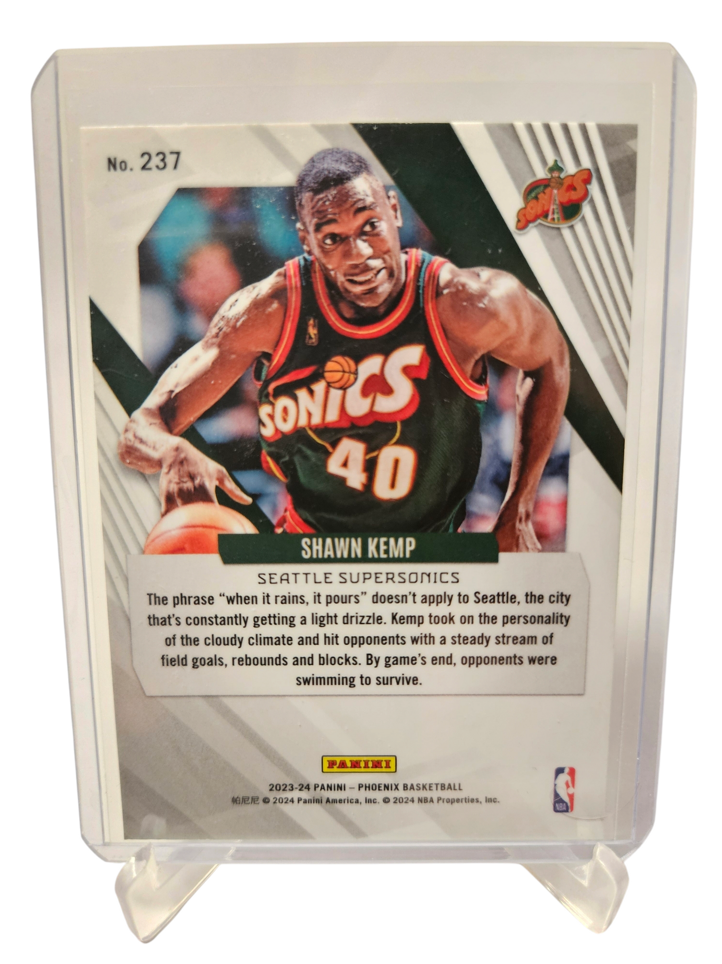 2023-24 Panini Phoenix #237 Shawn Kemp Scope