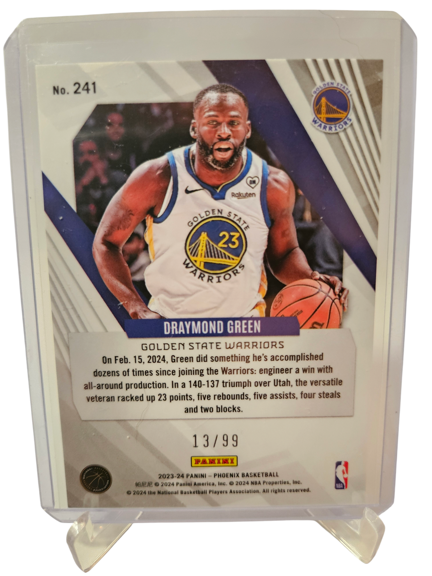 2023-24 Panini Phoenix #241 Draymond Green Bronze 13/99